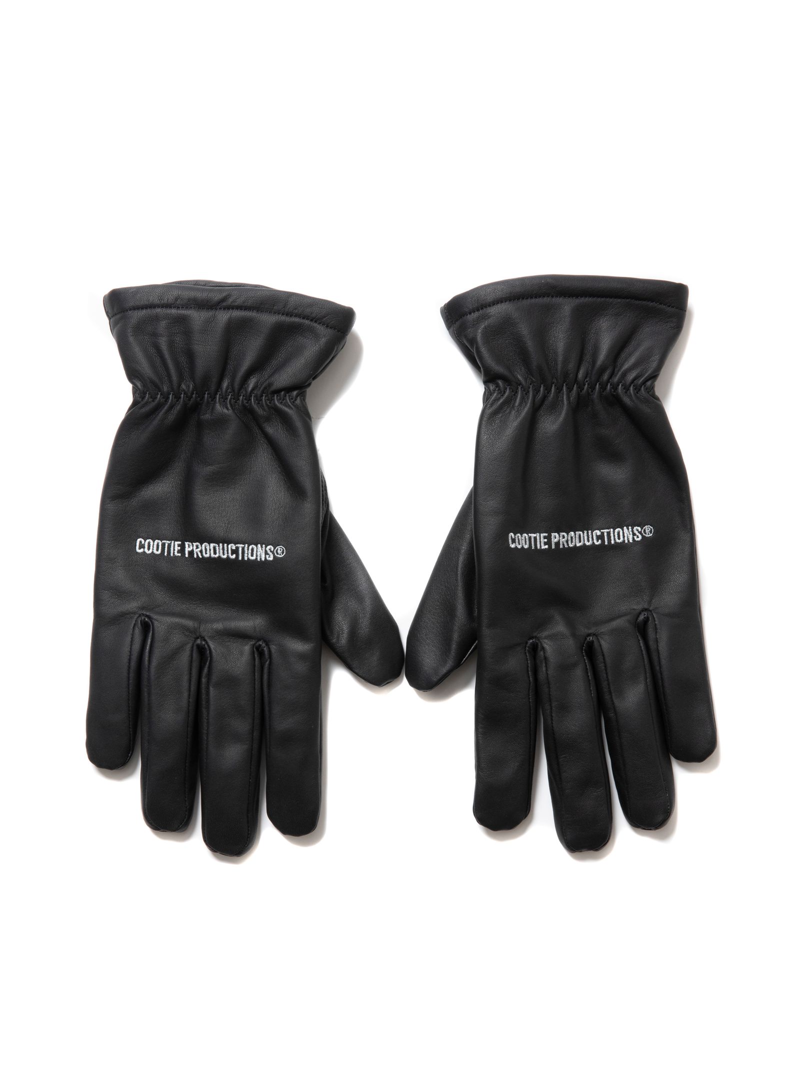 COOTIE PRODUCTIONS - Leather Glove / Black / グローブ | Stripe