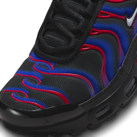 リーク】 ナイキ エアマックス プラス GS ブラック/レッド/ブルー