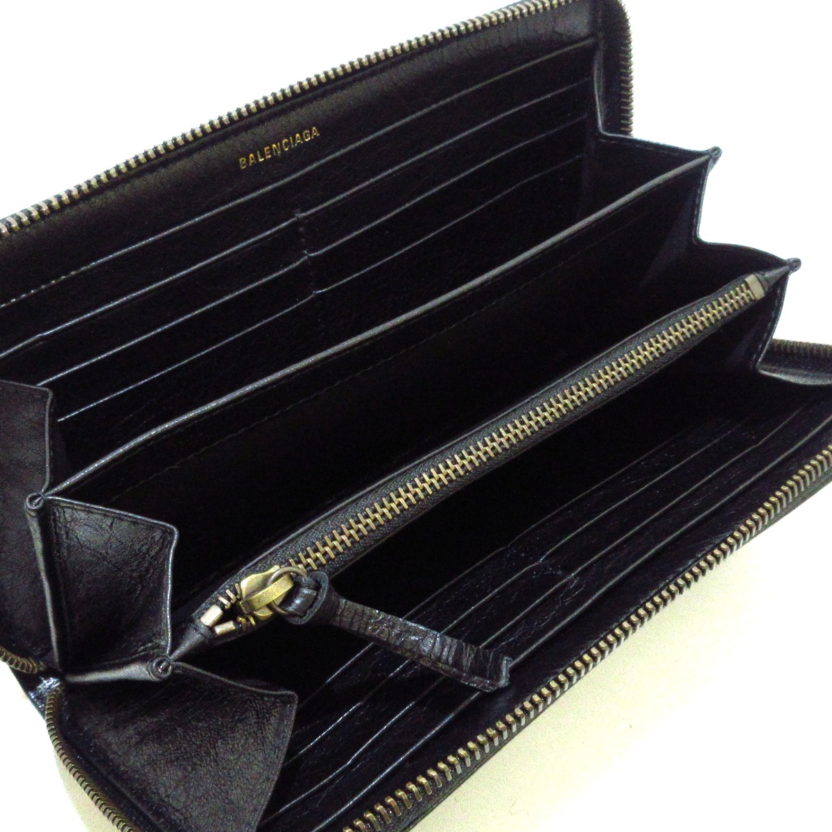 バレンシアガ/長財布/クラシックコンチネンタル グラフィティ/黒