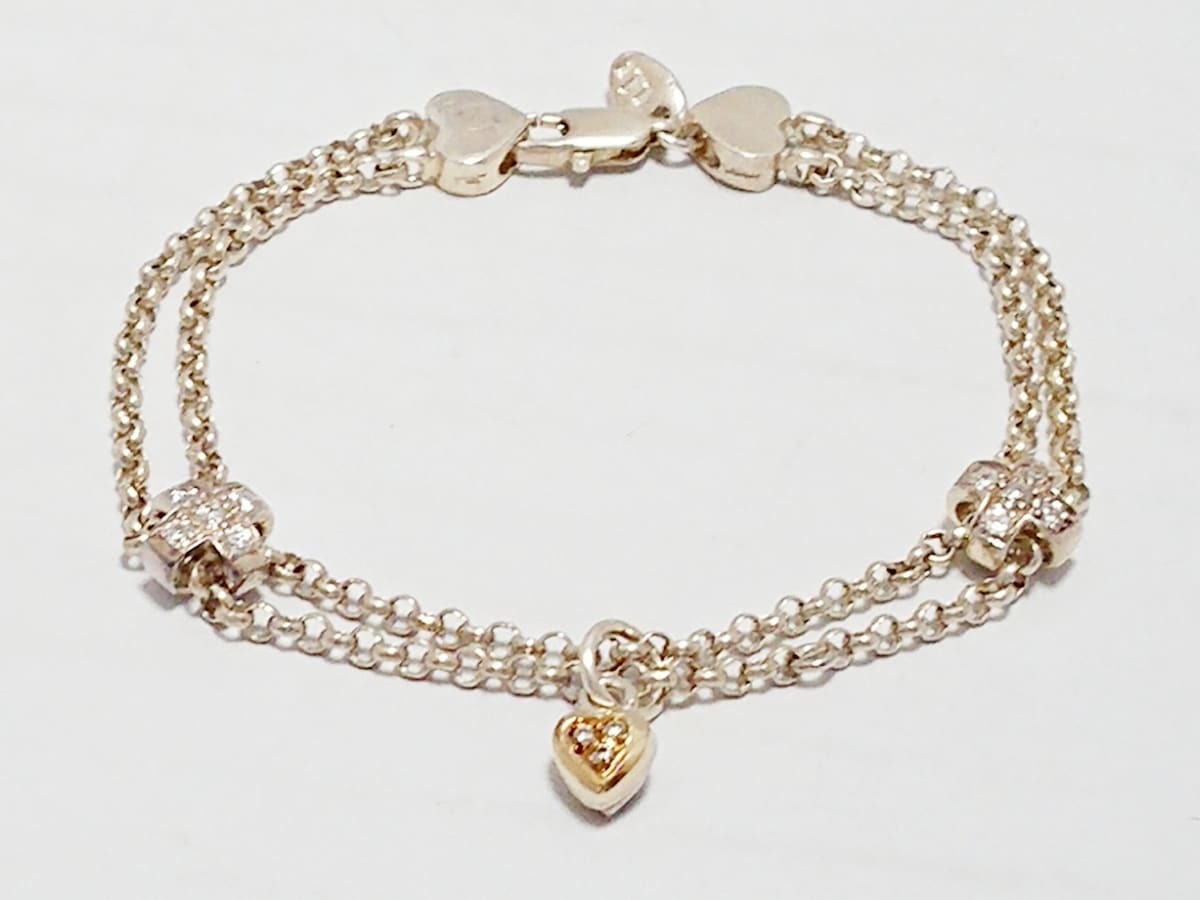 フォリフォリ/ブレスレット/シルバー/クロス(十字架)/ハートの買取実績