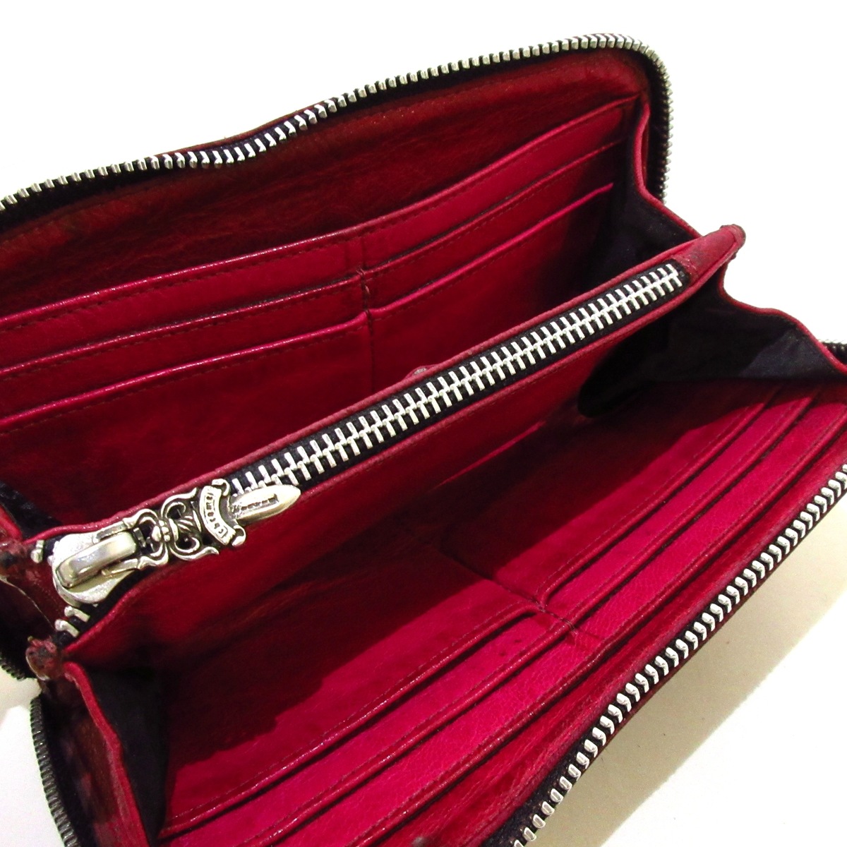 クロムハーツ/長財布/REC Fジップ 3セメタリークロスパッチ ウォレット