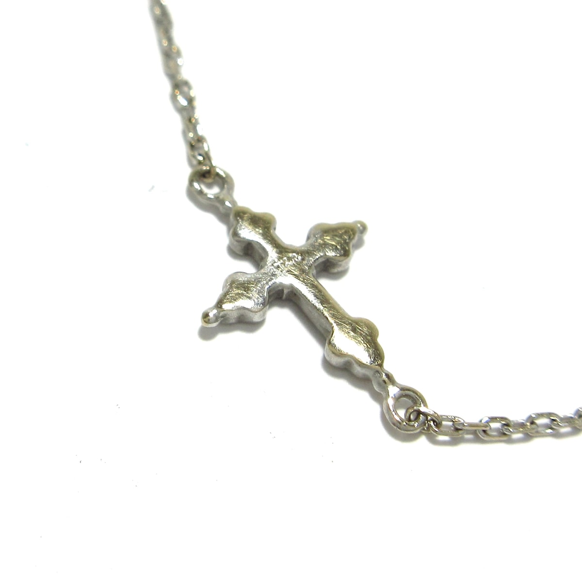 ローリーロドキン/ブレスレット/K18WG×ダイヤモンド/6Pダイヤ/クロス