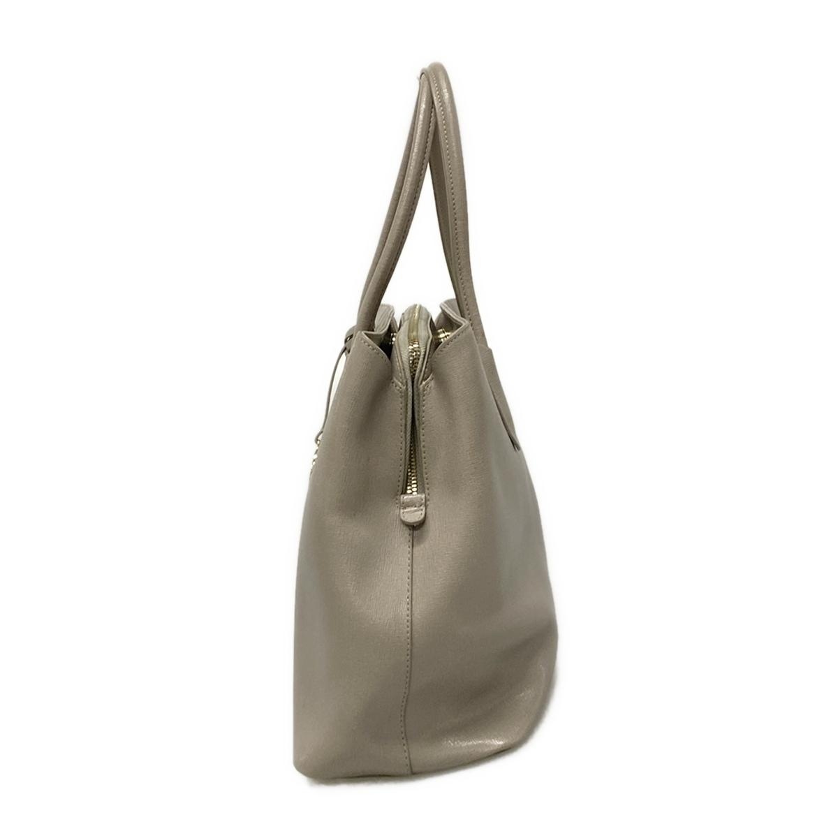 FURLA(フルラ) ハンドバッグ - グレー レザー（18847078）中古