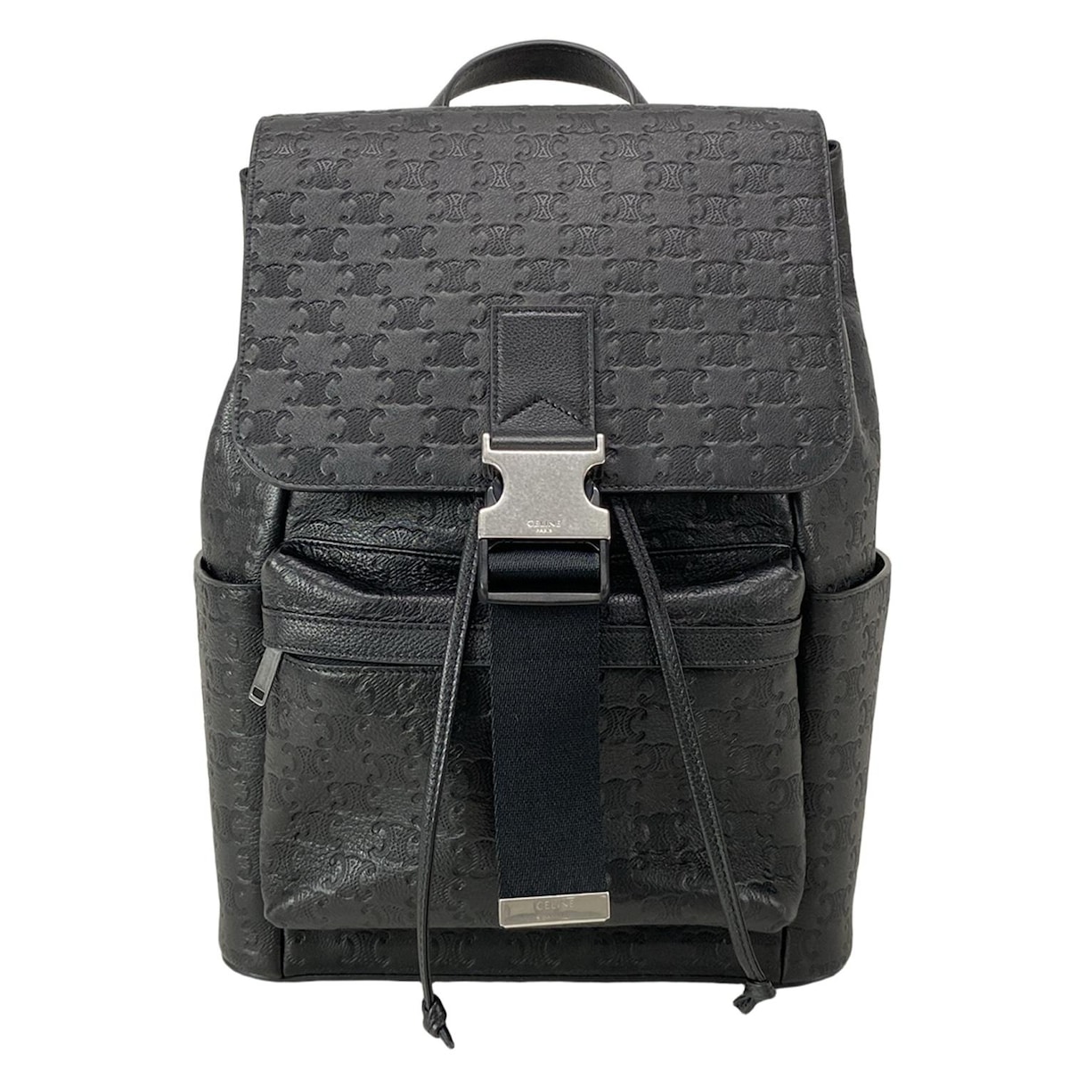 セリーヌ/リュックサック/トリオンフ バックパック/黒/カーフスキン