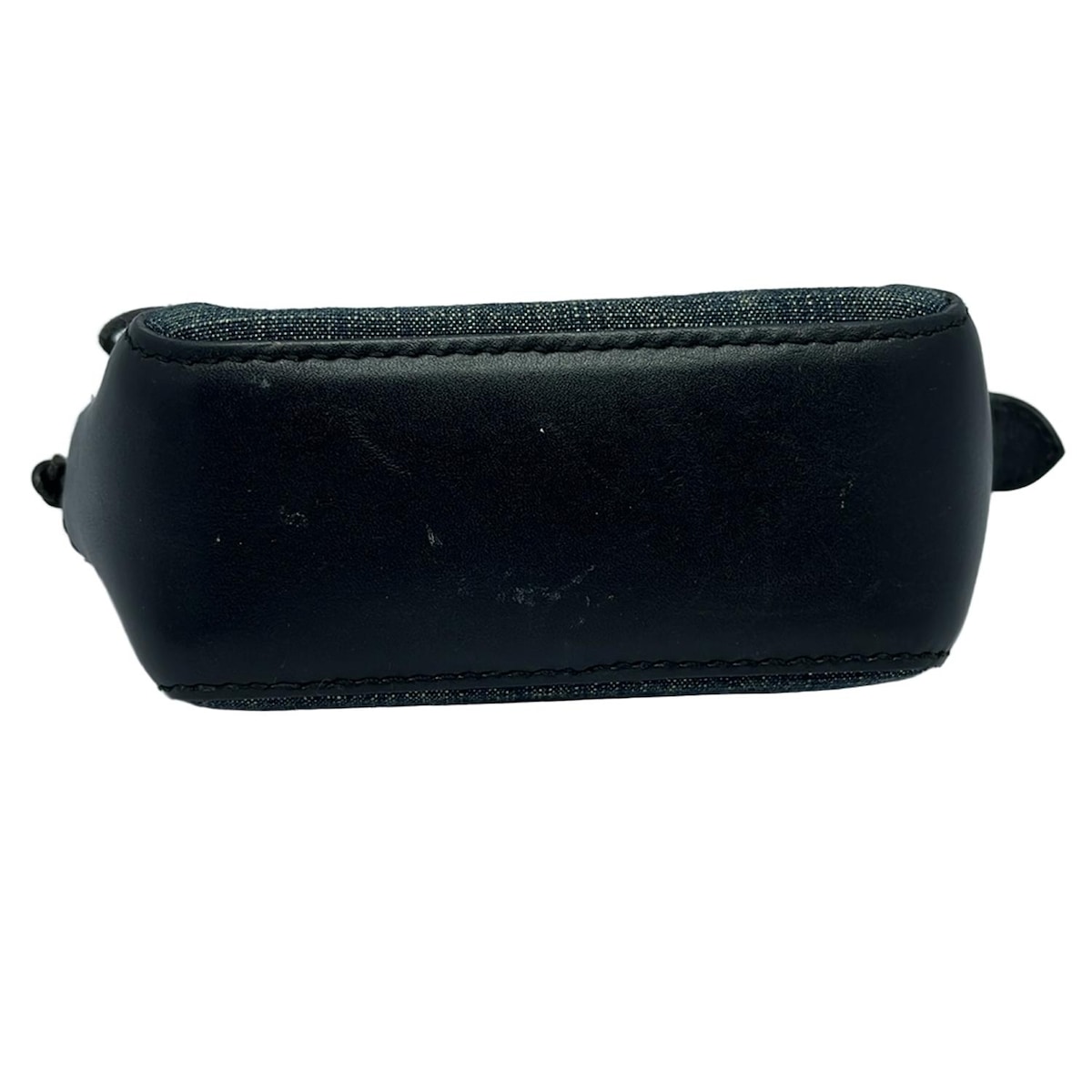 ハンティングワールド/ポーチ/ダークネイビー×黒/デニム×レザーの買取