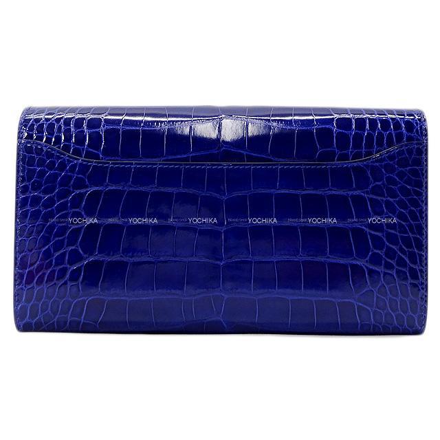 HERMES エルメス 長財布 コンスタンス ロング ブルーエレクトリック