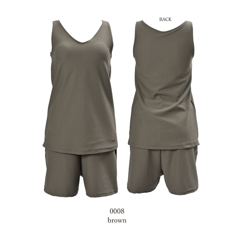 高級感増してリニューアル‼タンクトップ×ショートパンツのセットアップ