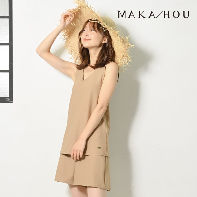 高級感増してリニューアル‼タンクトップ×ショートパンツのセットアップ