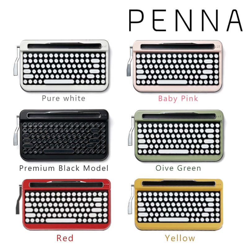 タイプライター風レトロキーボードPENNA-ペナ-（在庫限り） | eNm