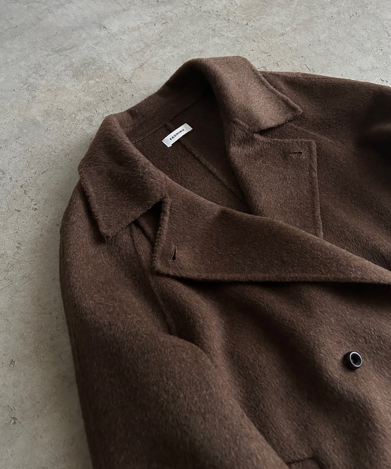 double face wool stand collar coat/2color | F A