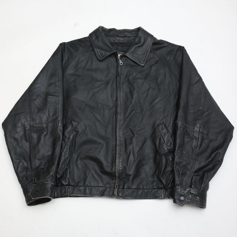 St. John's Bay Black Leather Jacket | Strato
