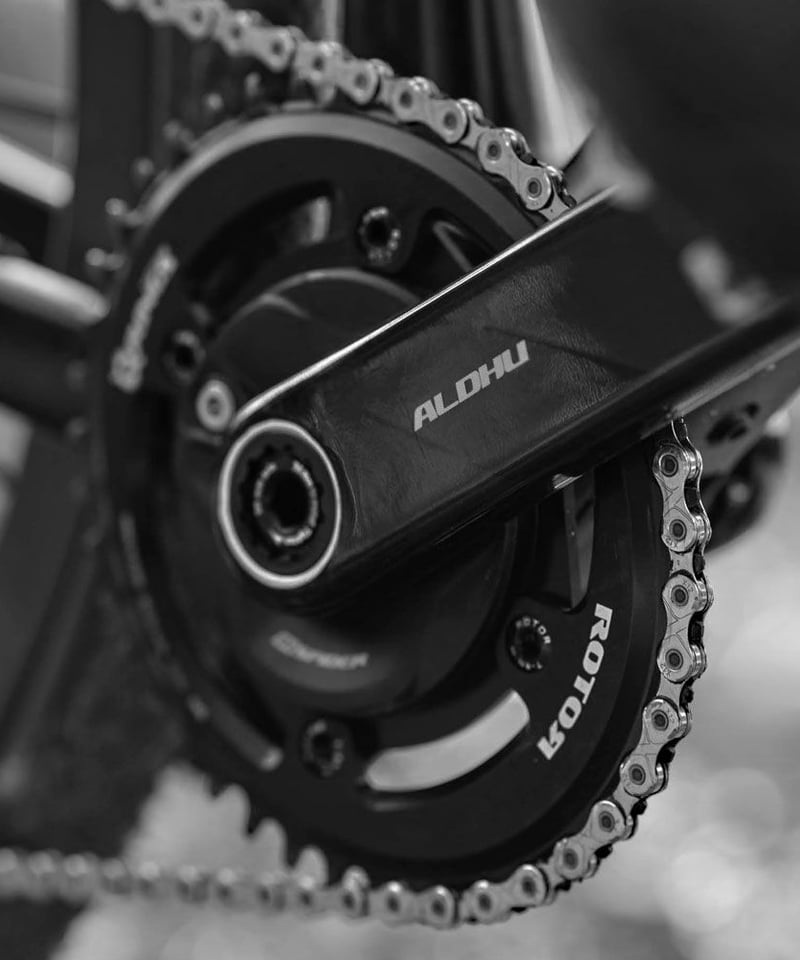 ROTOR ALDHU CARBON CRANK ARMS 【30mm】 | LORO CYC