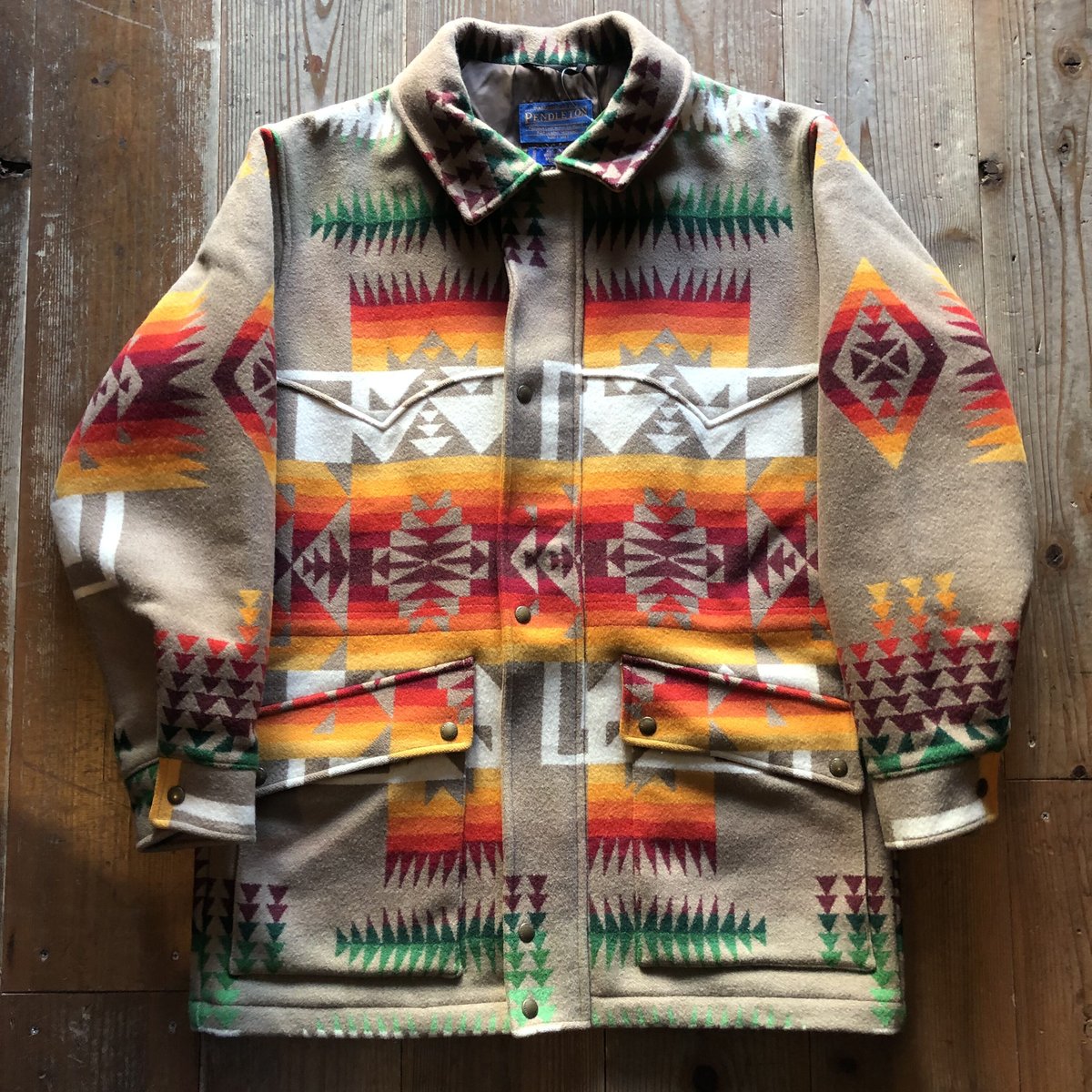 70s Pendleton ネイティブ柄 ウールジャケット USA製 【公式通販】