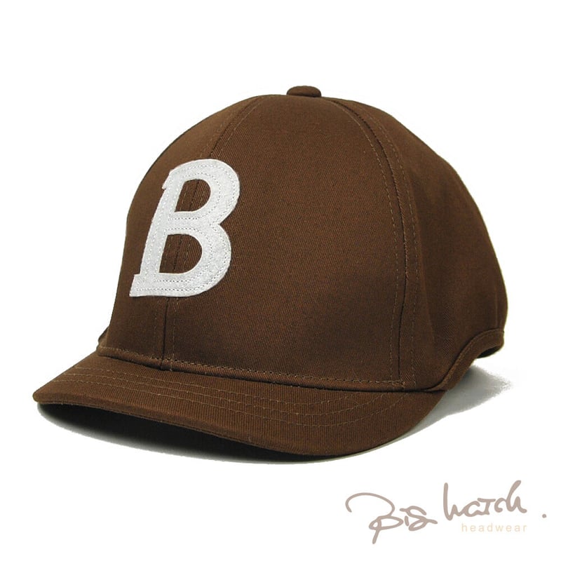 C-41R ワッペンラウンドアンパイア CAP ブラウン BIGWATCH | BIGWATC
