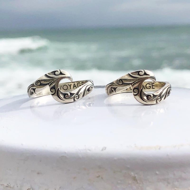 バリ ウェーブ リング 925シルバー | Voyage Jewelry Japan