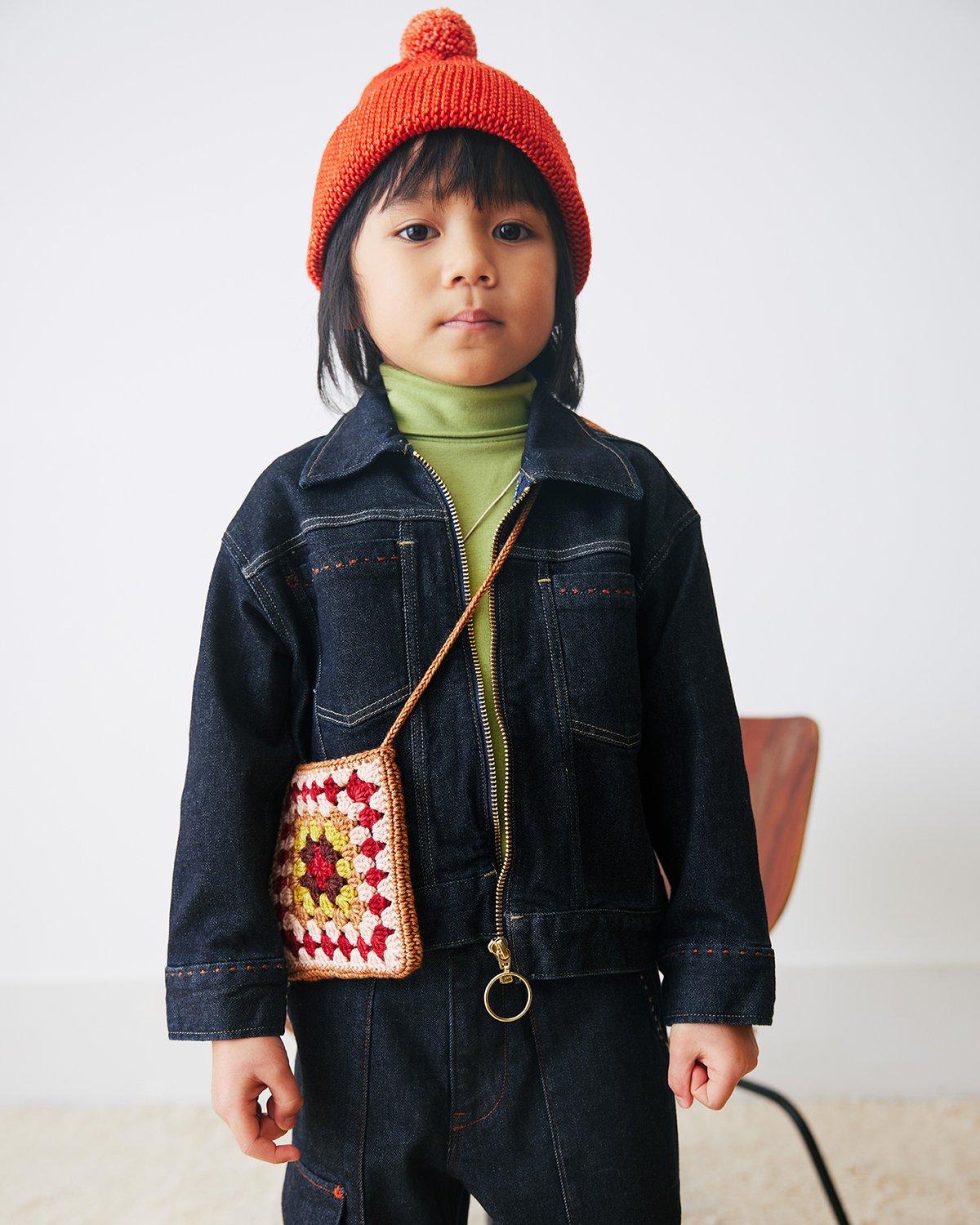 Misha & Puff / Zip Jacket - Indigo Denim | hi h