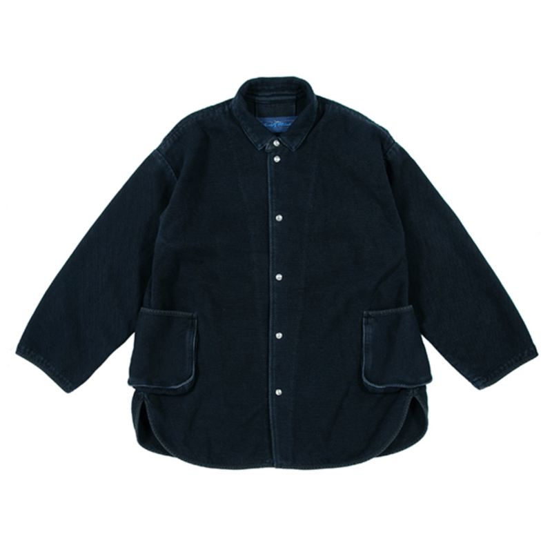 PORTER CLASSIC, KENDO SHIRT JACKET W/SILVER BUT