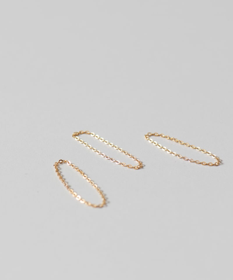 3set chain ring gold | unique