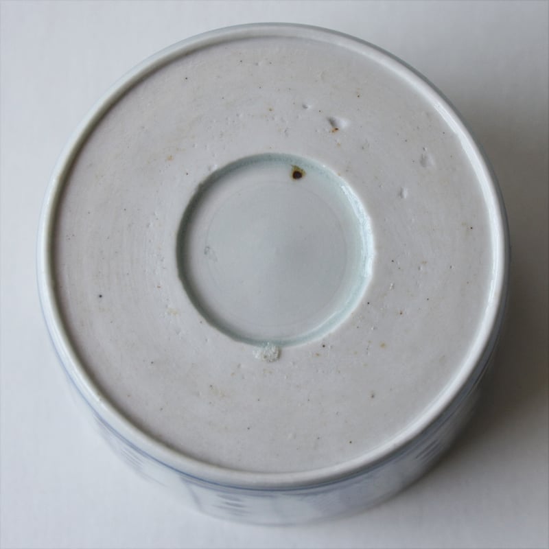 S-08 古伊万里 KOIMARI 染付 花卉文 蕎麦猪口 | imarimaru