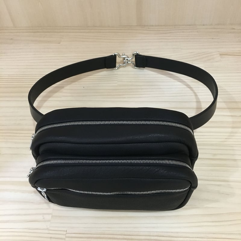 Aeta / DA27 / DEER BELT POUCH (S) (BLACK) | cas