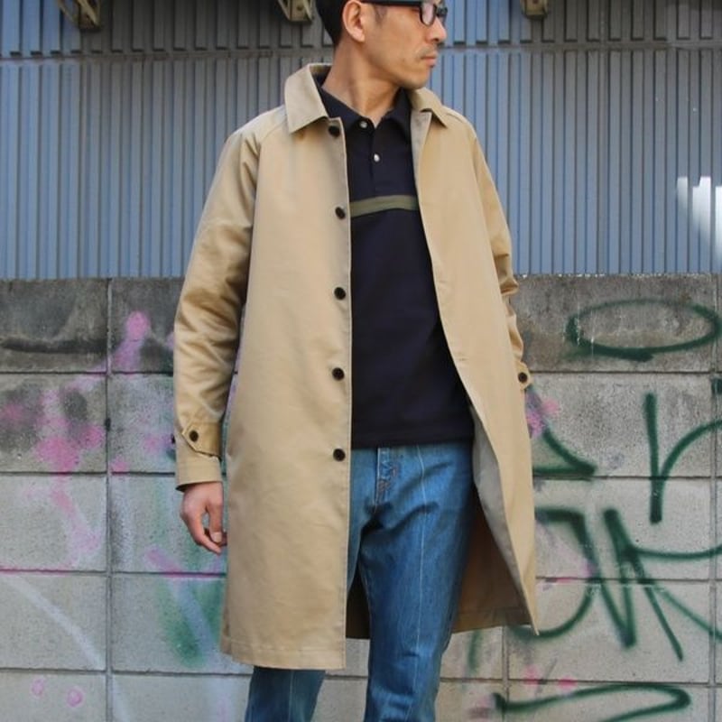 玉虫ギャバステンカラーコート『日本製』 / Upscape Audience [AUD2926