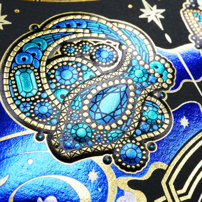 受注生産品 】 大箔力の技術 『 25色箔押し立体ポスター 』 | コスモ