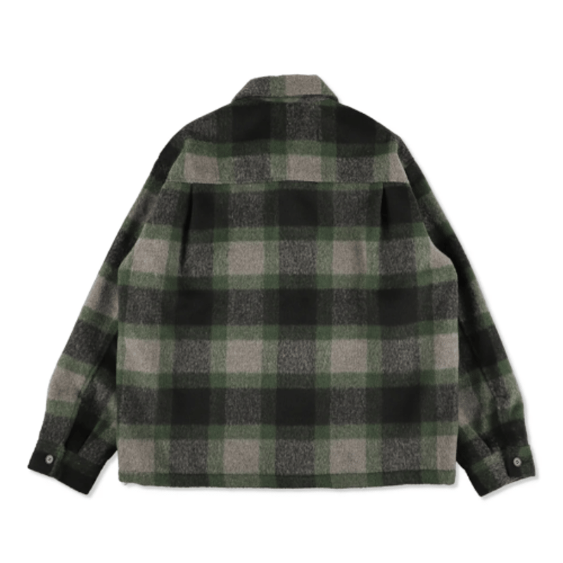 WIND AND SEA / Shaggy Plaid Shirt Jacket | KNOW