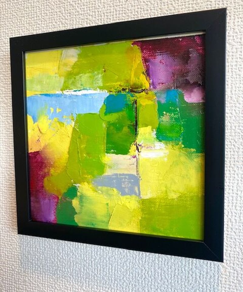 油彩 色遊び抽象 森田和昌 | nuancebeans