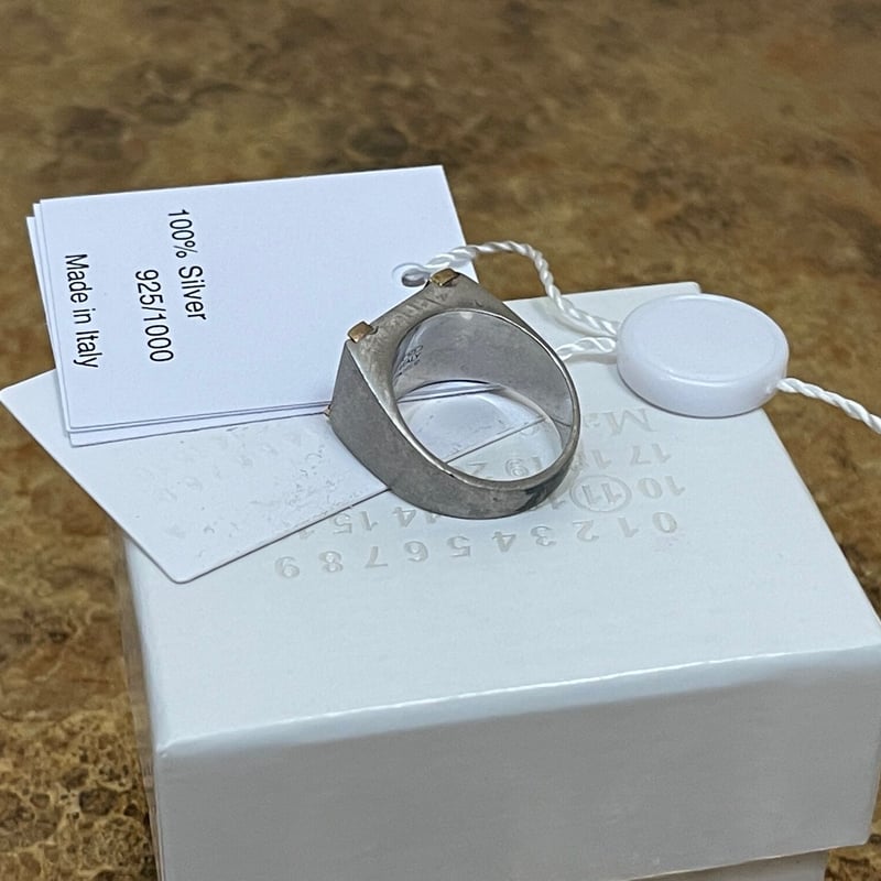 新品 maison margiela 2020aw signet ring 15号 | req