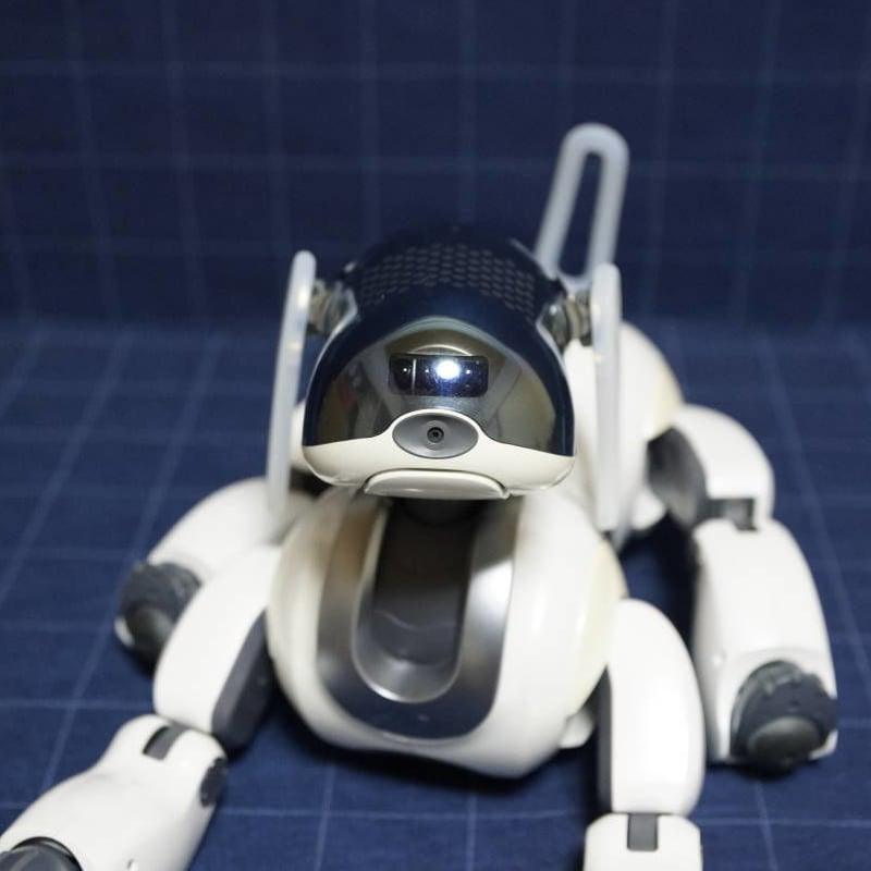 バッテリー交換済み]SONY アイボ AIBO ERS-7 パールホワイト マインド2