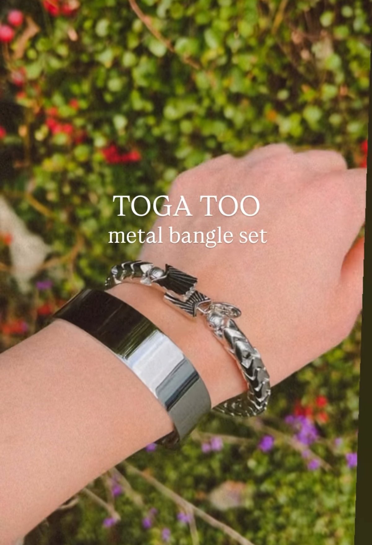 TOGA TOO / Metal bangle set | glitter ONLINE