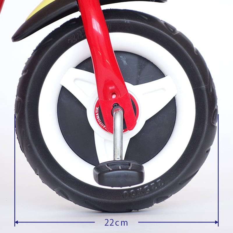 2才-〉PUKY プッキー社 押し棒付き三輪車 CAT1 赤 | TOYS&GIFT MOMO