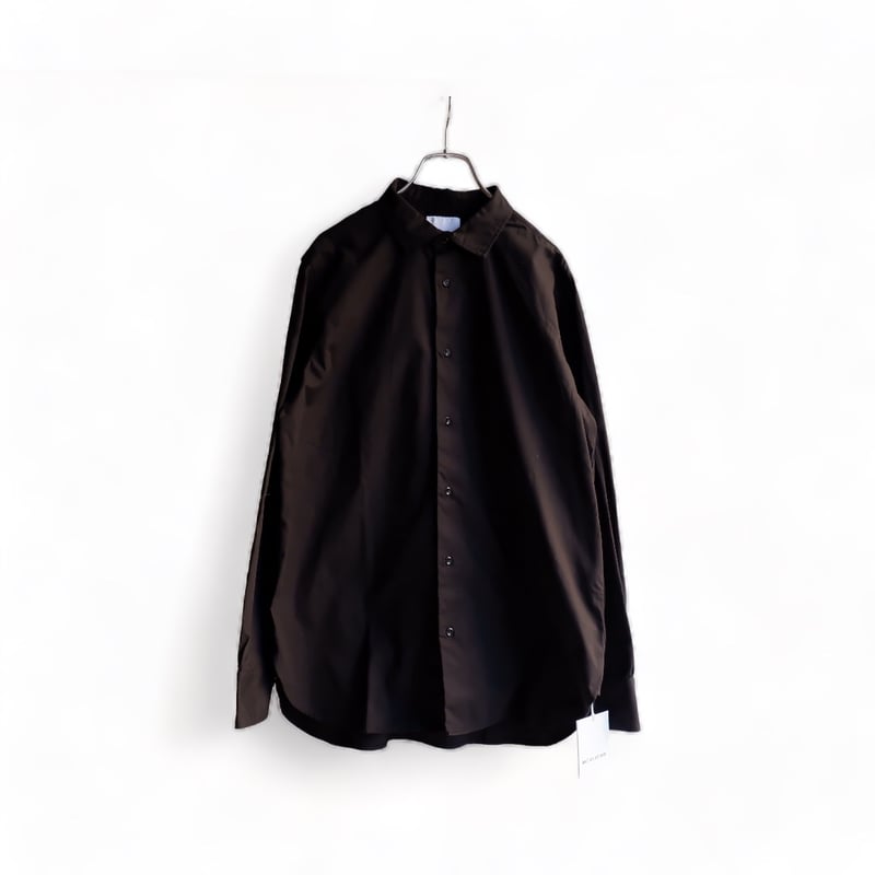 BRU NA BOINNE (ブルーナボイン)/くしゅっとSPシャツ2号/ブラック | TOR