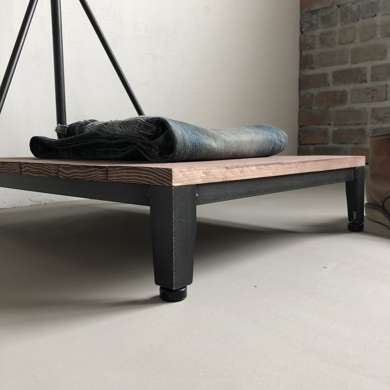 数量限定 MNMM ハンガーラック アイアン 古材 インダストリアル