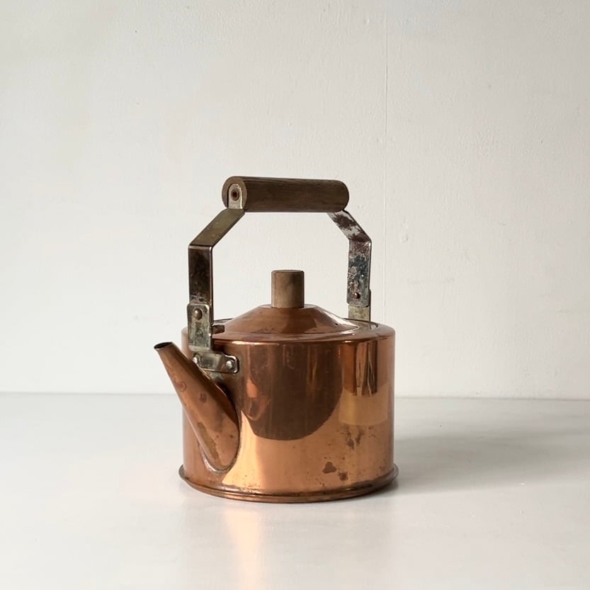 GLINTCOPPER グリントカッパー ヴィンテージ純銅ケトル 2.0L 木製無垢