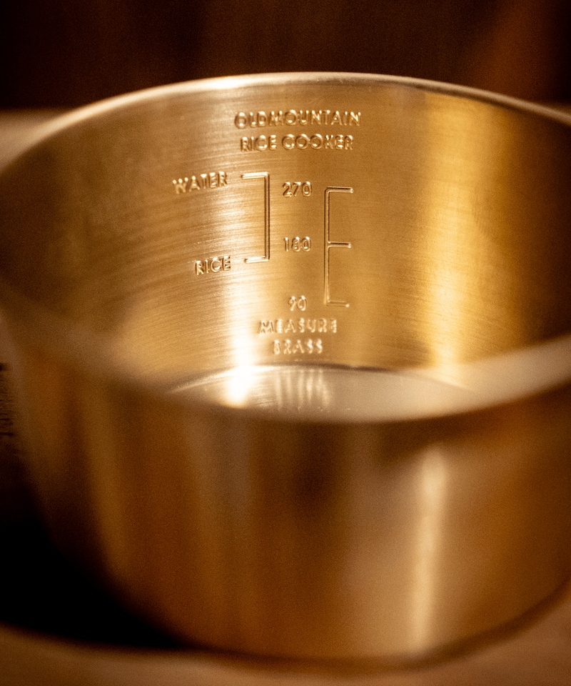 RICECOOKER 480深型 BRASS | old mountain