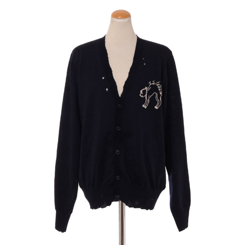 メゾン マルジェラ Maison Margiela Vネックカーディガン ウール