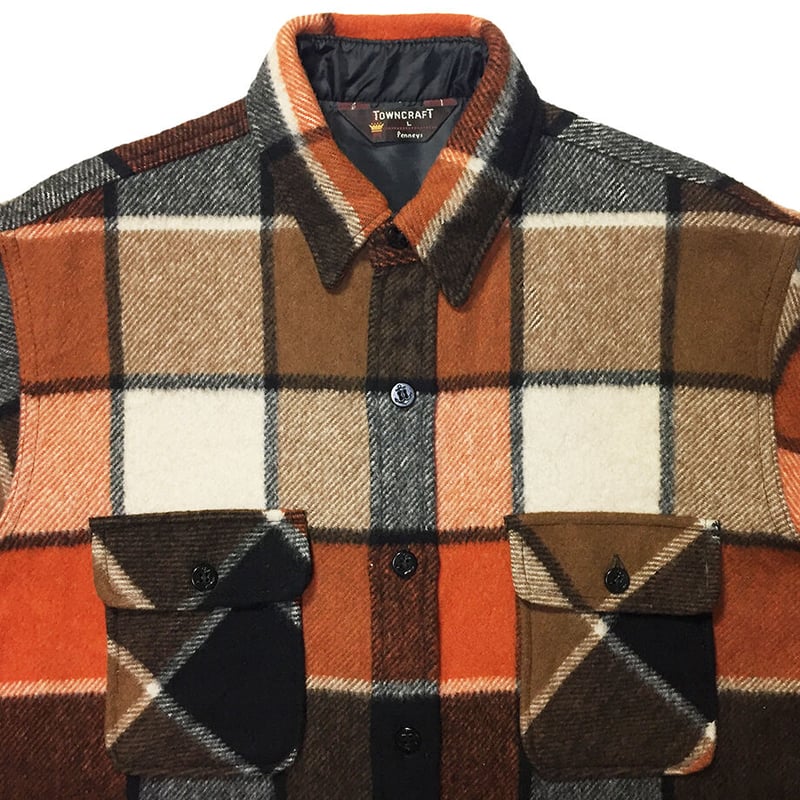 PENNEY'S TOWNCRAFT 60's CPO WOOL SHIRT JACKET |