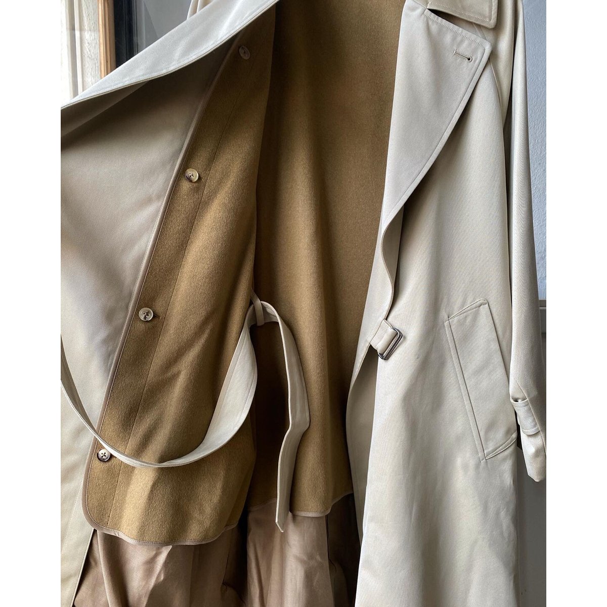 COMOLI コットンギャバ タイロッケンコート (ライナー付き） | Less