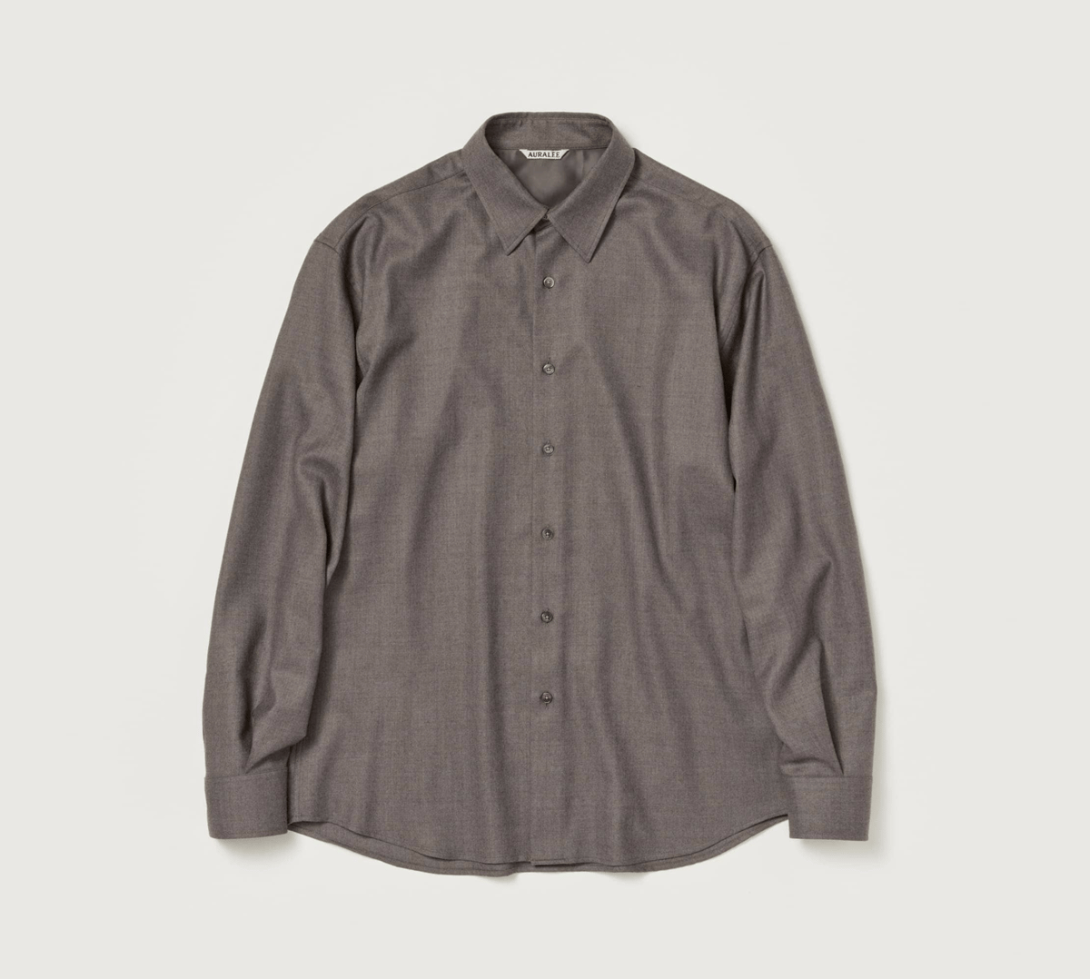 AURALEE SUPER LIGHT WOOL SHIRT | Less Higashikawa