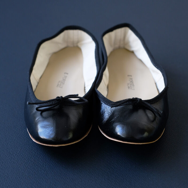 Porselli ポルセリ バレエシューズ ブラック | porselli ポルセリ