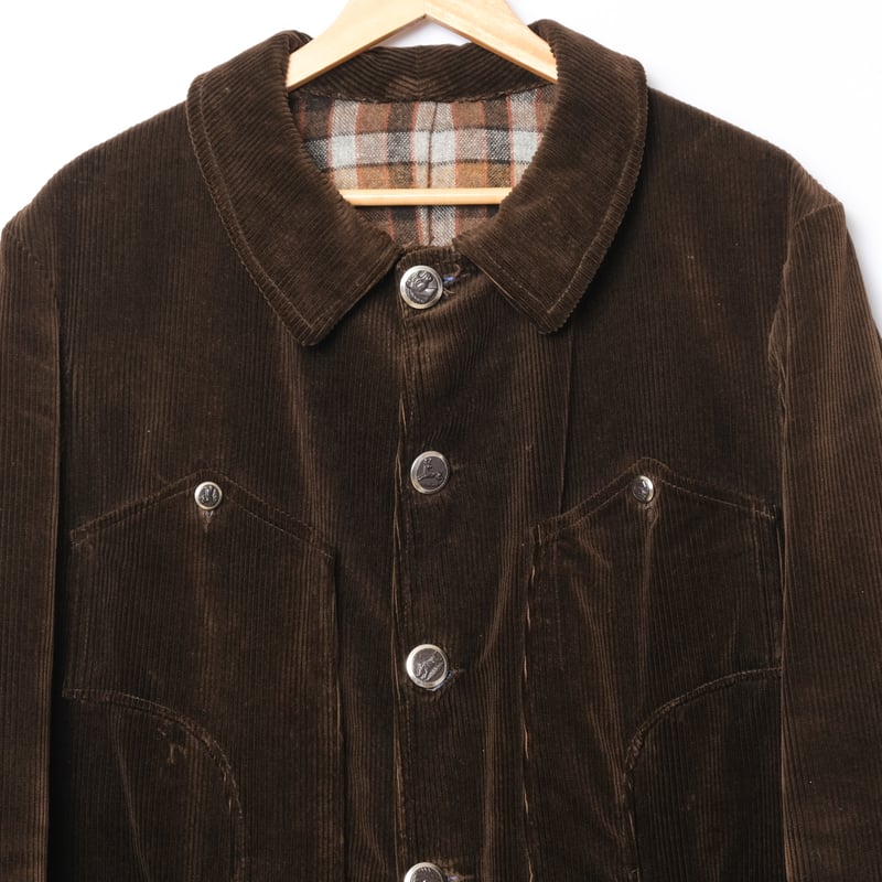 50-60s France Vintage Corsica Corduroy Hunting