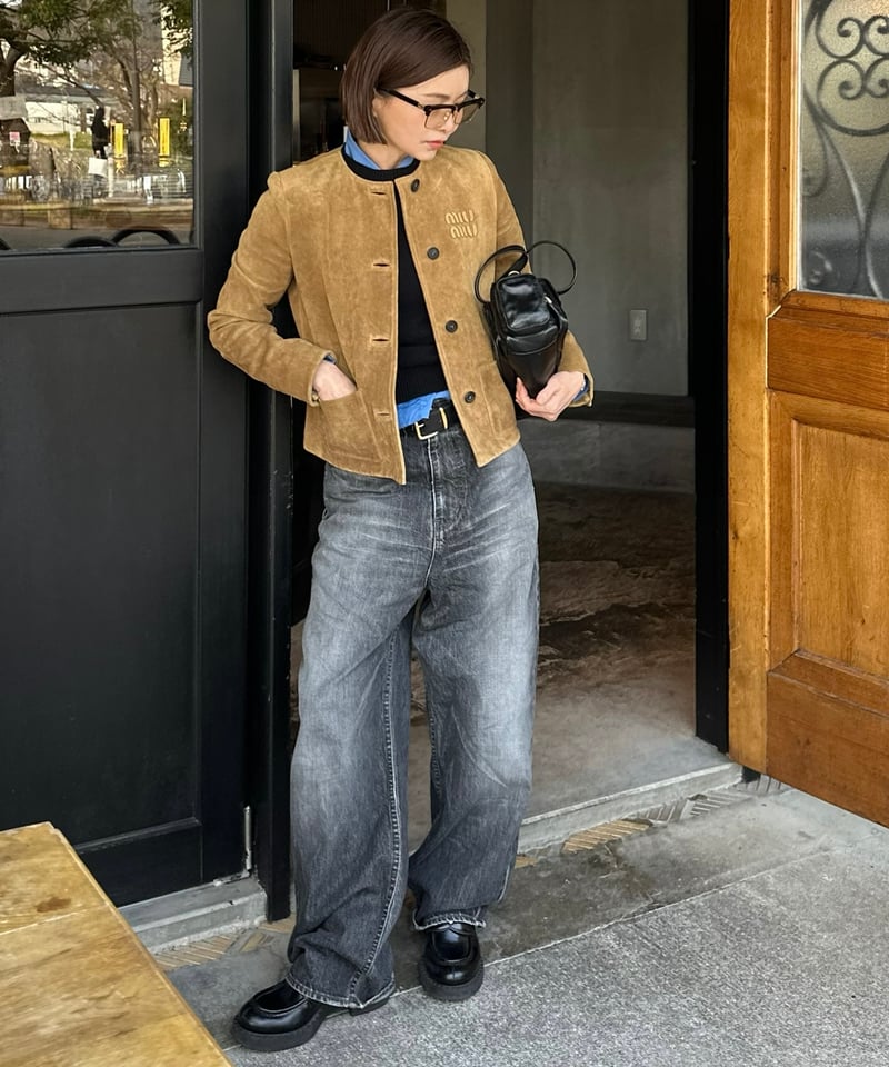 original wide denim black | ok.soon