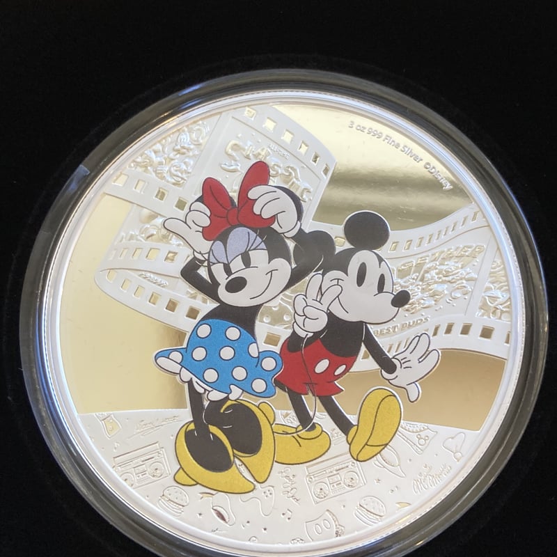 3オンス銀貨 ニウエ ディズニー ミッキーアンドフレンズ ミニー