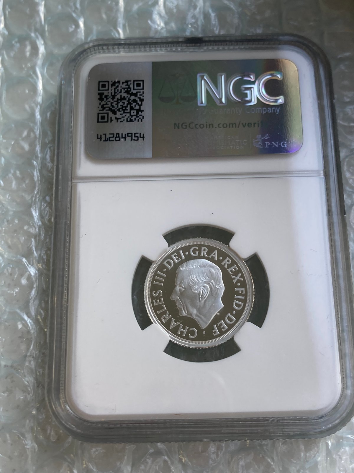 発行即日鑑定・NGC鑑定PF70FDI ロイヤルミント 2025年 ソブリン銀貨