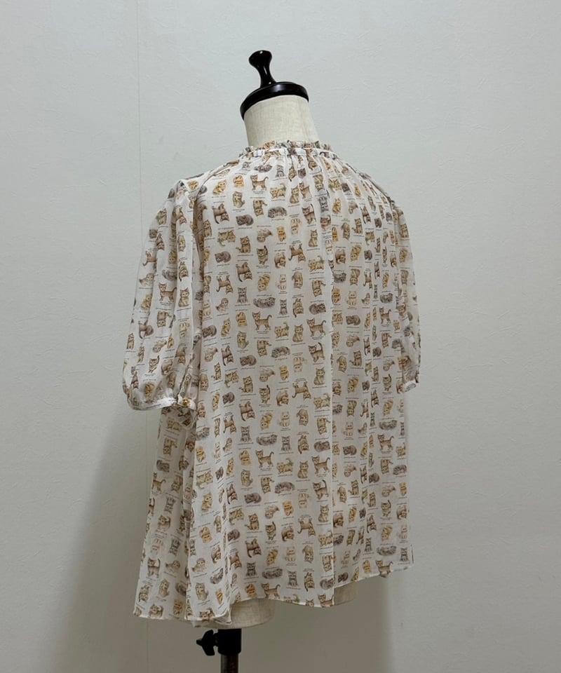 yukiemon】テキスタイルブラウス（3L）_240514005023 | EGAMI O