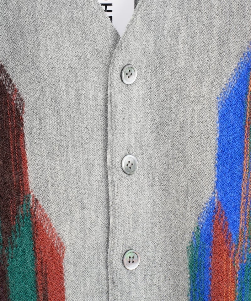 COOHEM〈men's〉】WOOL ALPACA INTERSIA KNIT C/D_24