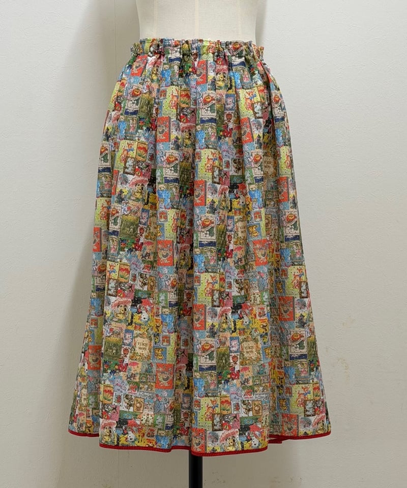 yukiemon】アンティークボードスカート（M・3L） | EGAMI OFFICIAL