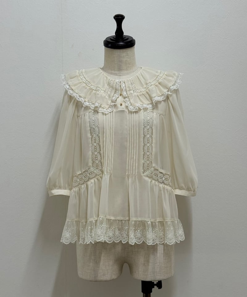 yukiemon】アリス6分袖ブラウス（M・3L） | EGAMI OFFICIAL WEB