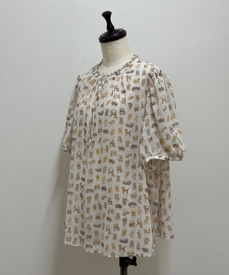 yukiemon】テキスタイルブラウス（3L）_240514005023 | EGAMI O